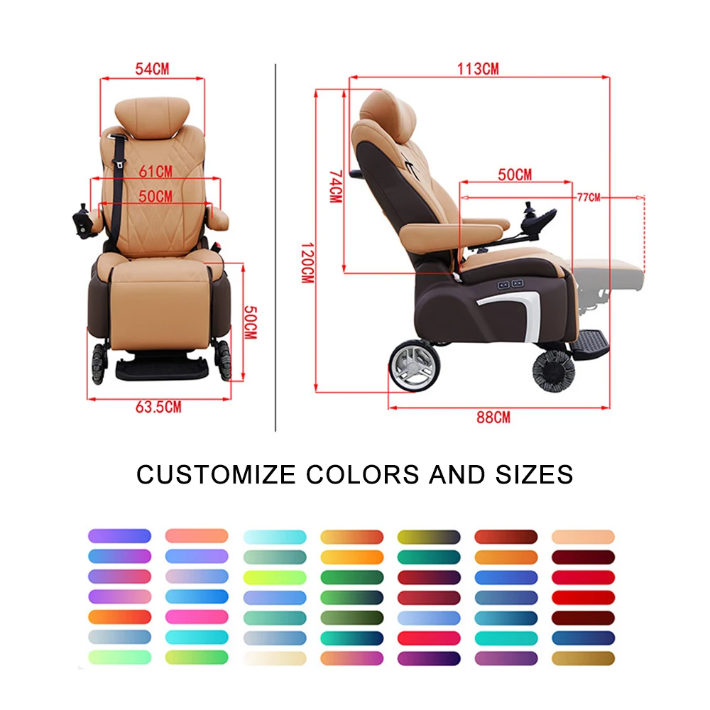 Luxury Adjustable Swivel Lifting Car Seat MPV SUV Van Modified Luxury Vehicle Disabled Handicapped Elderly  Accessible