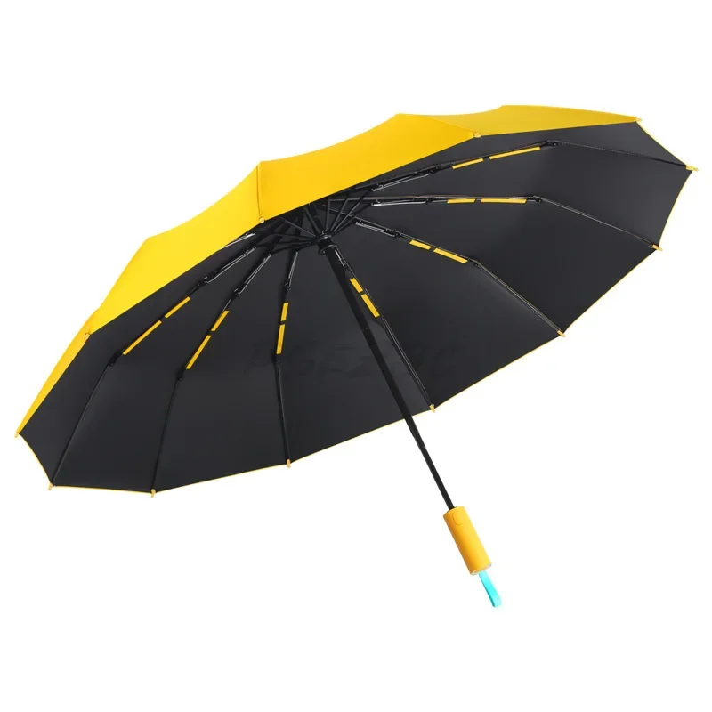 Super Strong Windproof Automatic Folding Men Umbrella 72 Bone Reinforced Large Rainproof Sun UV Protection Umbrellas Women