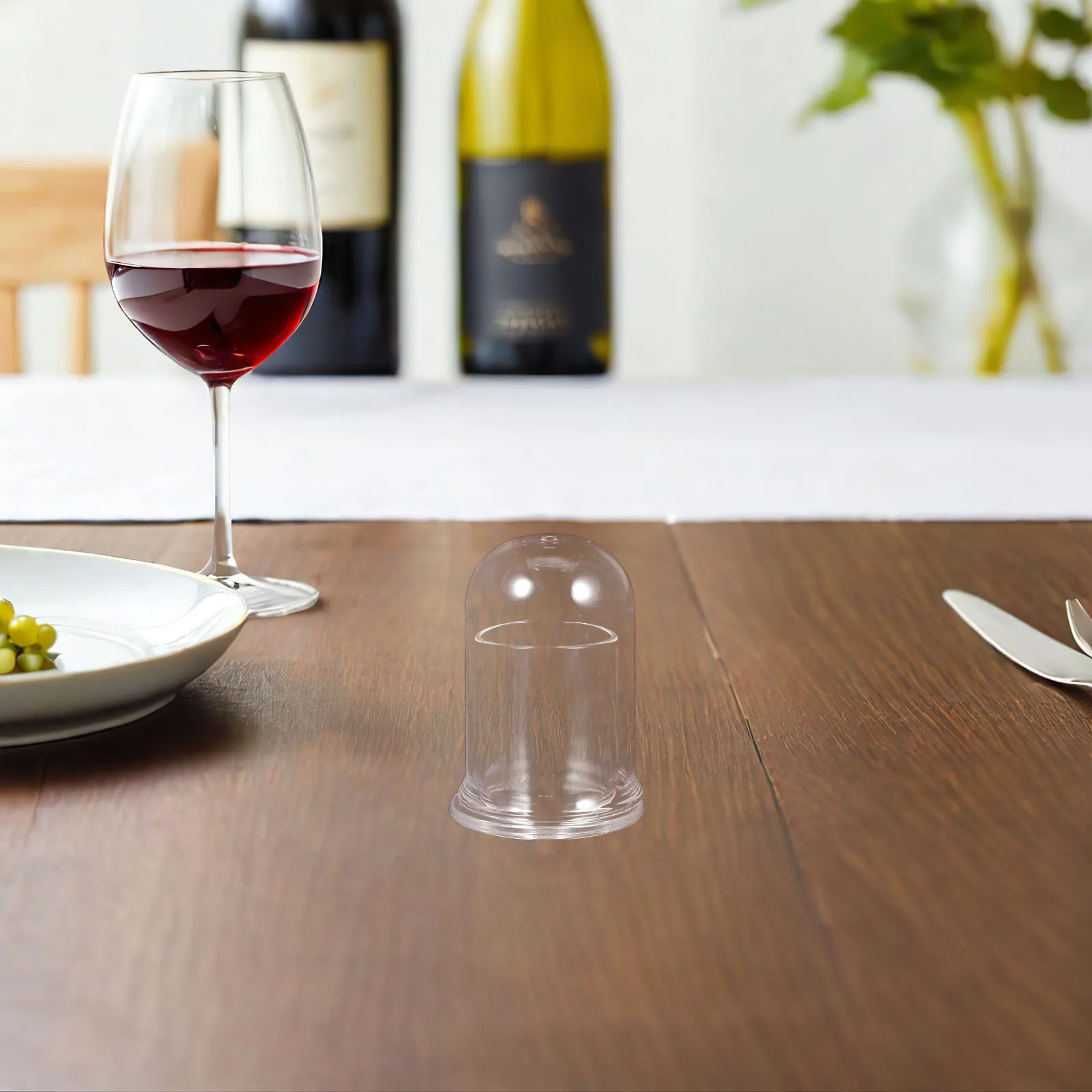 

10Pcs Transparent Toothpick Organizer Acrylic Case Portable Container for Home Kitchen Tabletop Fruit Forks Travel Use