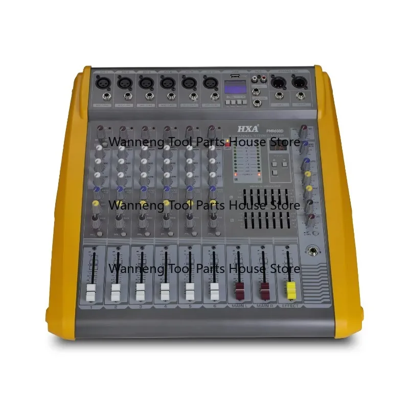 High Performance Professional Power Audio Mixer 6 Channel Amplifier Mixer