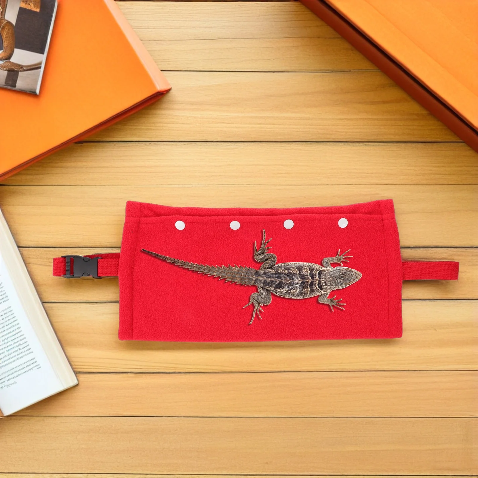 

Reptile Carrier Sling Bag Adjustable Breathable Outdoor Travel Bearded Dragon Chameleon Lizard Gecko Pet Travel Carrier