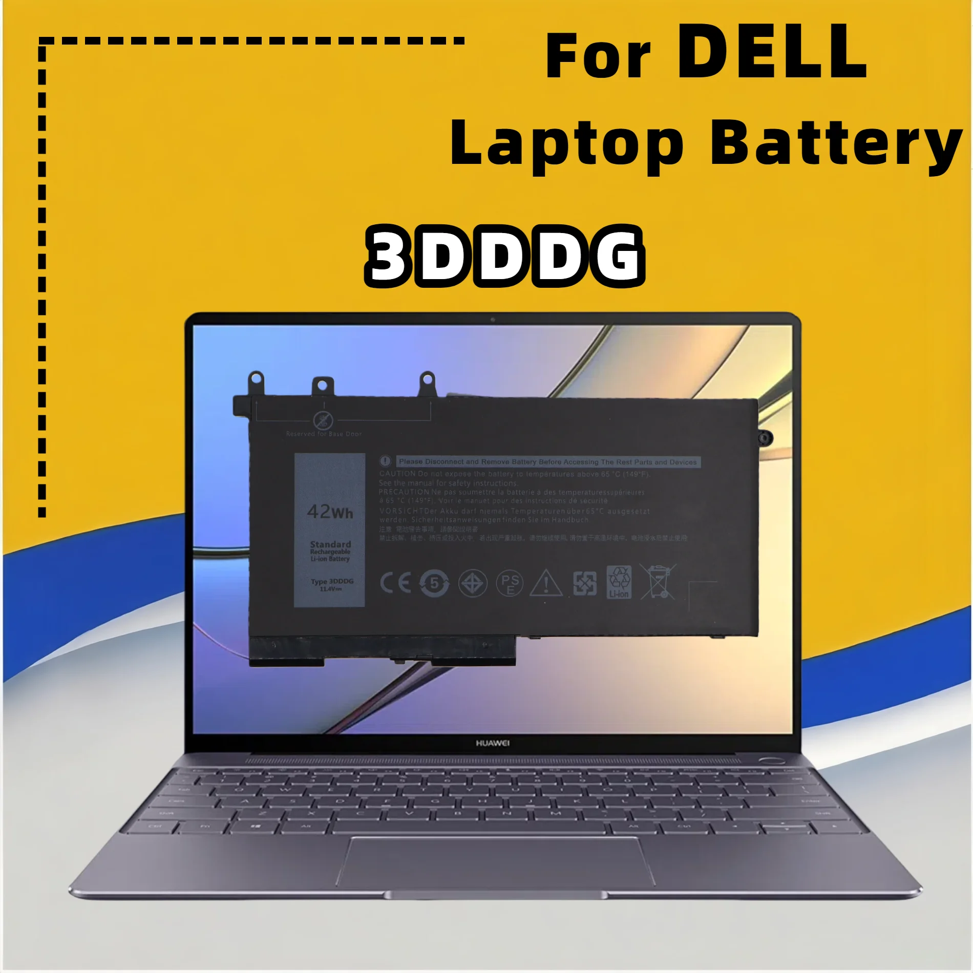 FRLESUI Battery 3DDDG For Dell Latitude 5280 5288 5480 5580 5490 5590 5491 5591 5495 5488 M3520 M3530 Series Laptop Battery