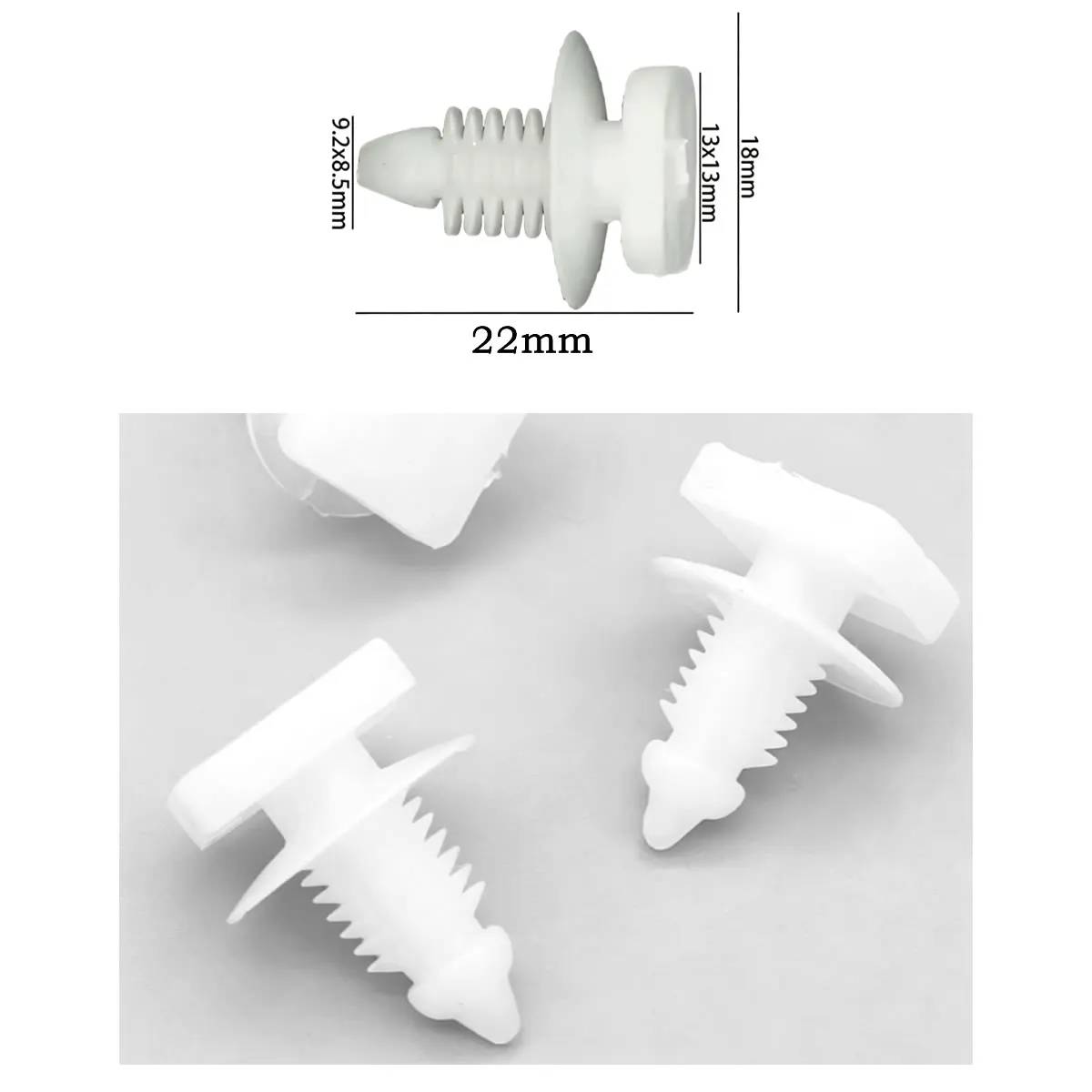 10/50/100/500x Side Skirt Moulding Trim Clips for Fiat Alfa Romeo 145 146 155 156 GTV Spider 82432125
