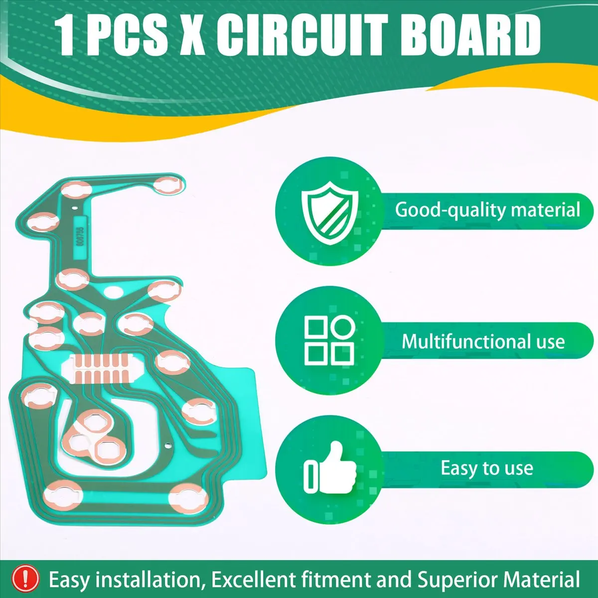 #21M Dashboard PCB,Printed Circuit Board for Chevrolet Corvette C3 Dash Cluster (ABS)