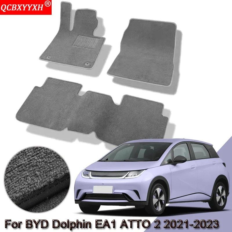 

Custom Car Floor Mats For BYD Dolphin EA1 ATTO 2 2021-2023 2024 Waterproof Non-Slip Floor Mats Internal Protection Carpets Rugs