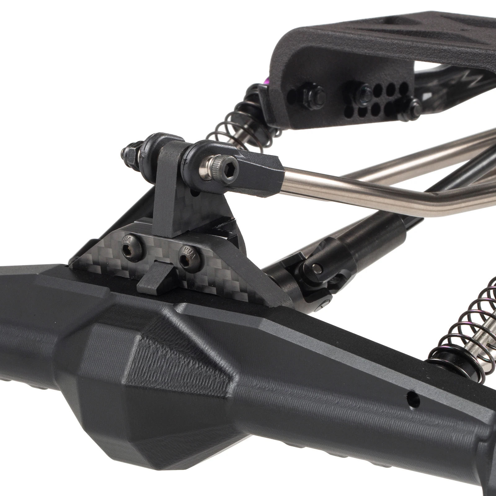 Carbonfaser-Glatt-Criminal-LCG-Chassis-Kit und Link-Kit für 1/10 RC Rock Crawler Capra Offset Aluminium-Portalachsen-Komplett-Rigs – Detail 11