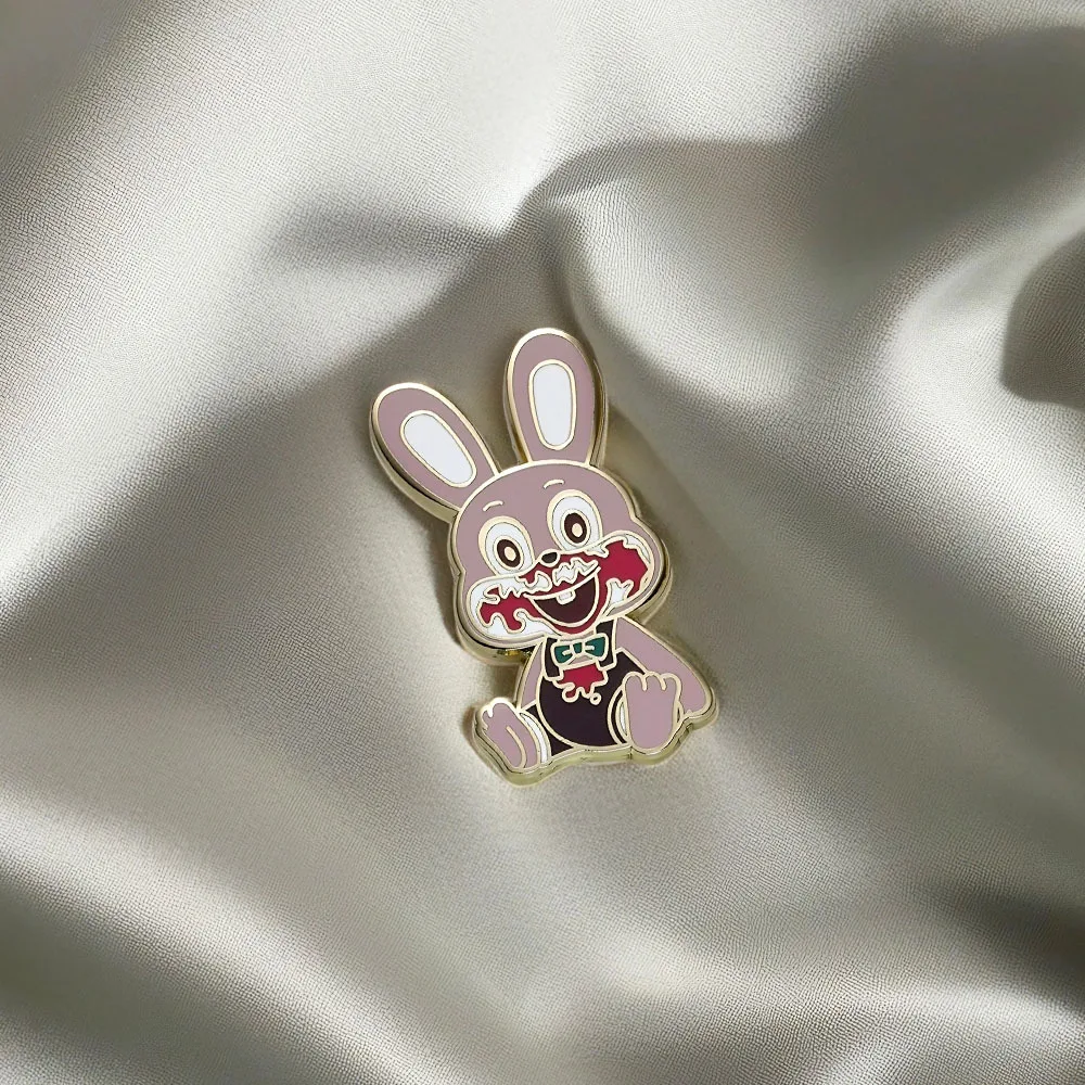 

A3877 Cartoon Rabbit Hard Enamel Pin Brooch for Clothes Lapel Pins Backpack Cute Metal DIY Badges Fashion Jewelry Decorations