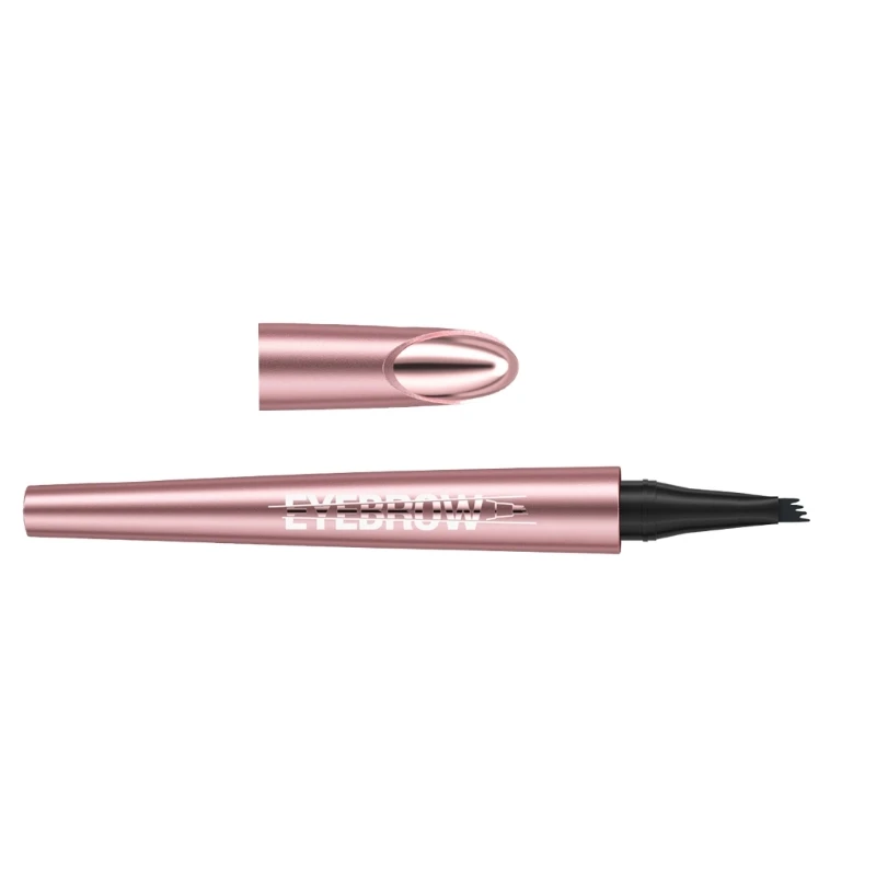 Waterproof Eyebrow Pen Long Lasting Eyebrow Pencil with 4 Micro Fork Tip Eyebrow Makeup Liquid Eyebrow Pen for Daily