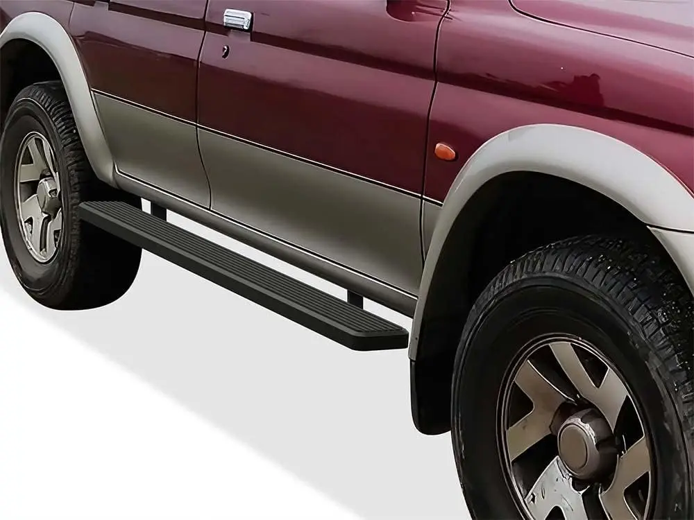 

(черное порошковое покрытие, 6 дюймов), подножки, Nerf Bars, боковые ступеньки, совместимые с Mitsubishi Montero Sport 1999-2003 гг.