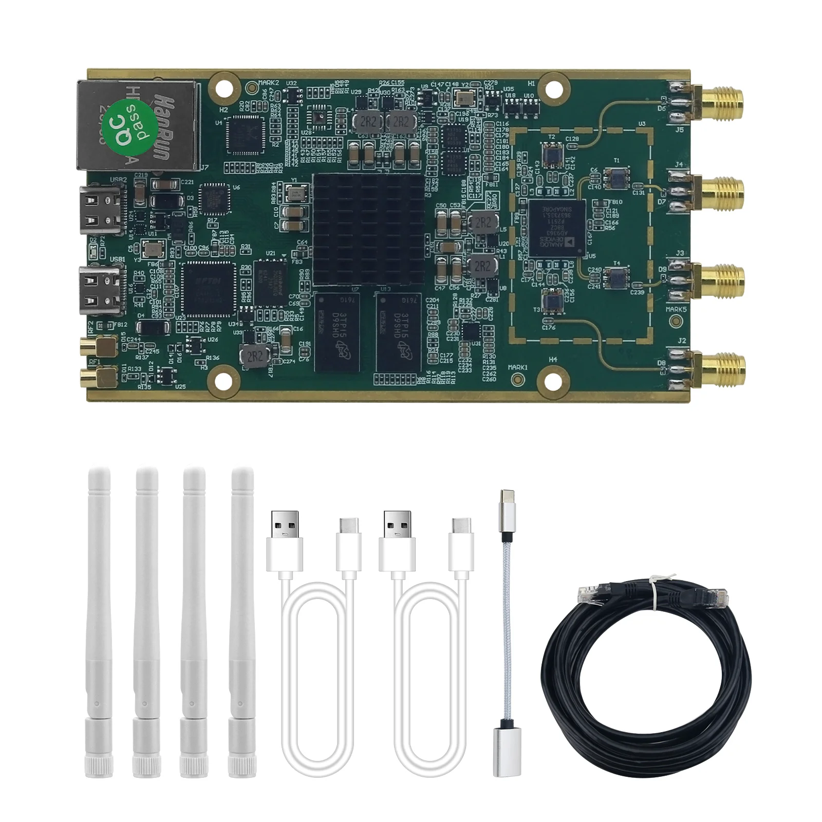 HamGeek ADI Pluto+ 70Mhz-6Ghz SDR AD936x XC7z020 FPGA (No Shell) SDR Development Board for Libiio Iioscope SDRsharp Matlab