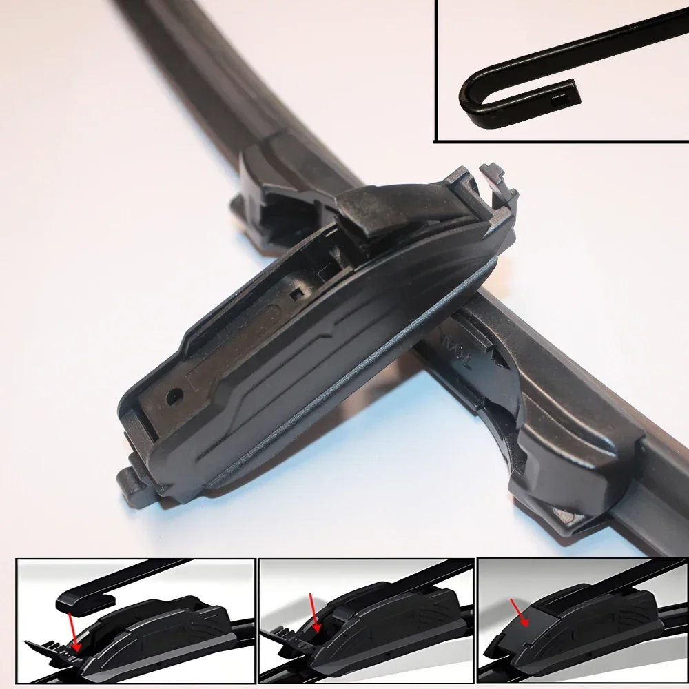 For Ford KA TA TB RB RU8 Grand Prix KA+ UK FK 2002 2003 2006 2008 2011 2012 2014 2016 2019 2020 2022 Double Rubber Car Wiper view 4