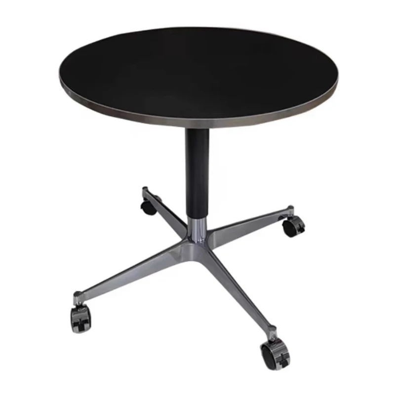 Modern Adjustable Coffee Tables Bauhaus Style Dining Table Small Space Metal Office Desk Multifunctional Coffee Shop Round Table