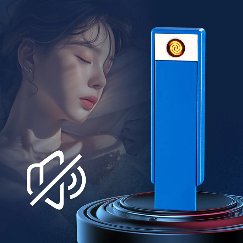 Ultra Light and Compact Pull-down Tungsten Wire Lighter USB Charging Lighter Portable Mini Lighter Cigarette Accessories