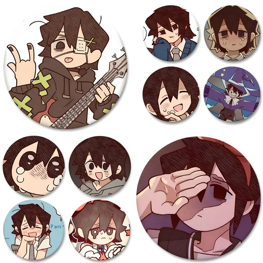 Anime I Love Amy Manhwa Rundes Abzeichen Kreative Brosche Kleidung Rucksack Accessoires Anstecknadel
