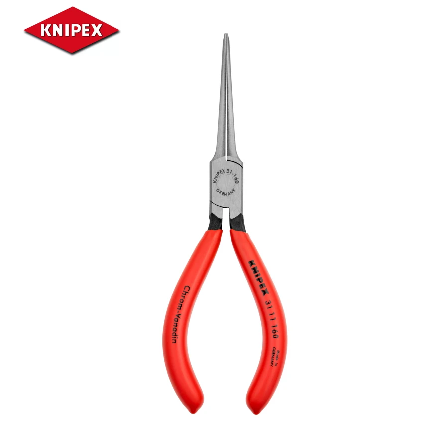 KNIPEX Needle Nose Pliers 3111160 Extra Long Jaws Precision Pliers for Assembly Work Bending and Adjusting Work