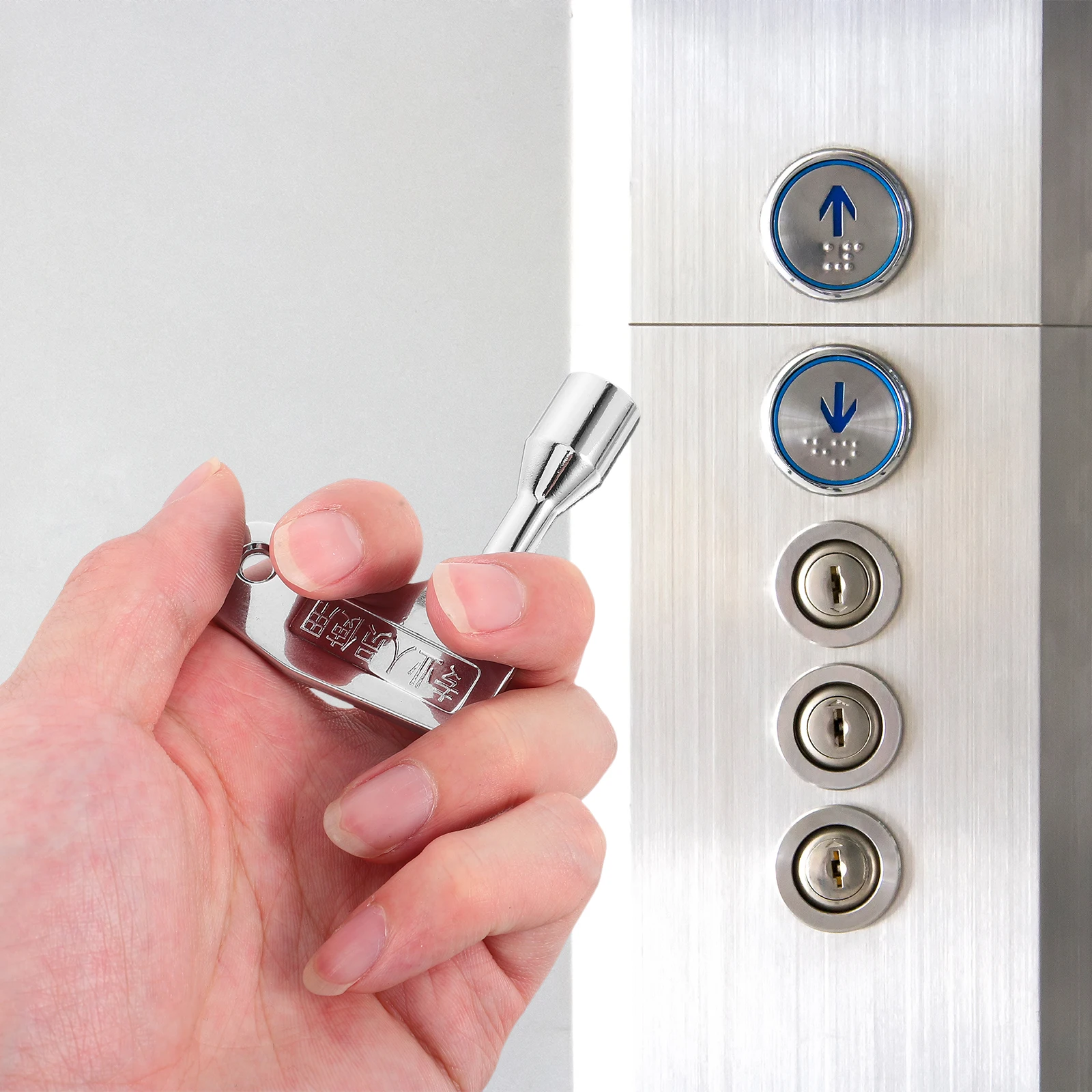 

Elevator Triangle Key Emergency Lift Release Stainless Steel Electrical Cabinet