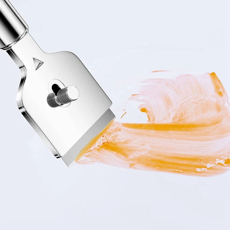 냉장고 제상 얼음 삽 금속, 교체용 블레이드 14개가 있는 스크레이퍼 호브, 유리 스크레이퍼 호브, 호브 스크레이퍼