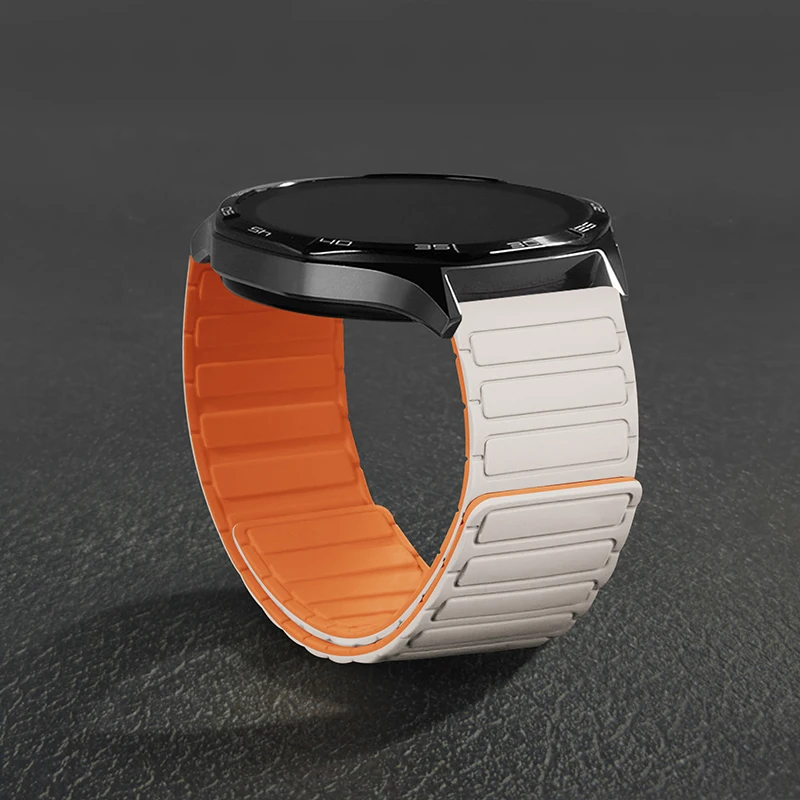 Sport Magnetic strap For Samsung Galaxy Watch 7 6 5 44 40mm 18mm 20mm 22mm Silicone Band for Huawei GT5 Correa Accessories
