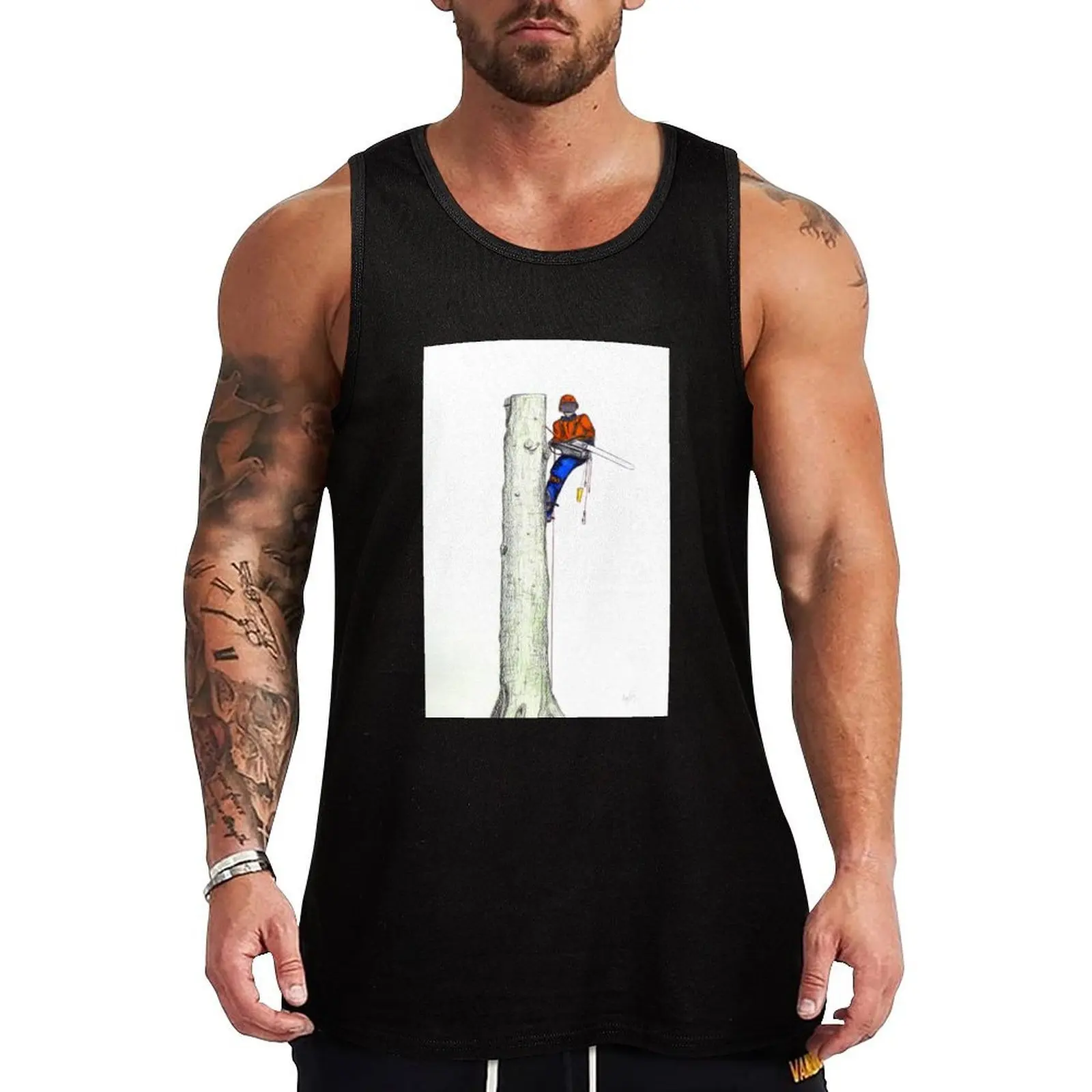 

Arborist Tree Surgeon Gift present Tank Top cotton t-shirts man Man sleeveless shirt Men's vest