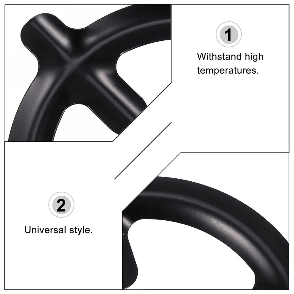 

Gas Stove Rack Stand Accessories Rings for Black Cast Reducer Coffee Pots Holder Stable Design Portable Outdoor Camping Cooking