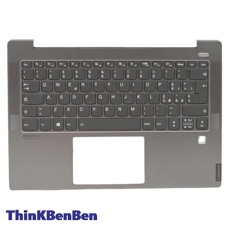 

IT Italian Grey Keyboard Upper Case Palmrest Shell Cover For Lenovo Ideapad S540 14 14IWL 14IML 14API 5CB0S17227