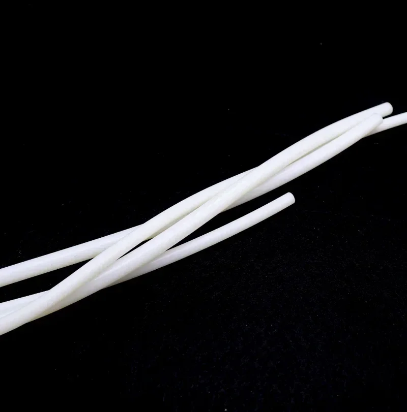 1~5m Silicone Solid Round  Seal Strip Dia 1/2//3/4/5/6/7/10/11/12/14//15/16/18/20/25mm White High Temperature Resist Seal O Ring