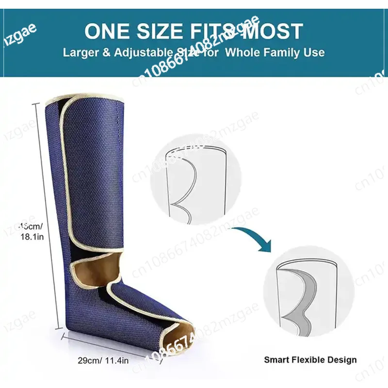 Air Wave Pneumatic Leg Massager, Calf Thigh Elderly Electric Foot Air Pressure Massager Cross-border Special Supply image 4
