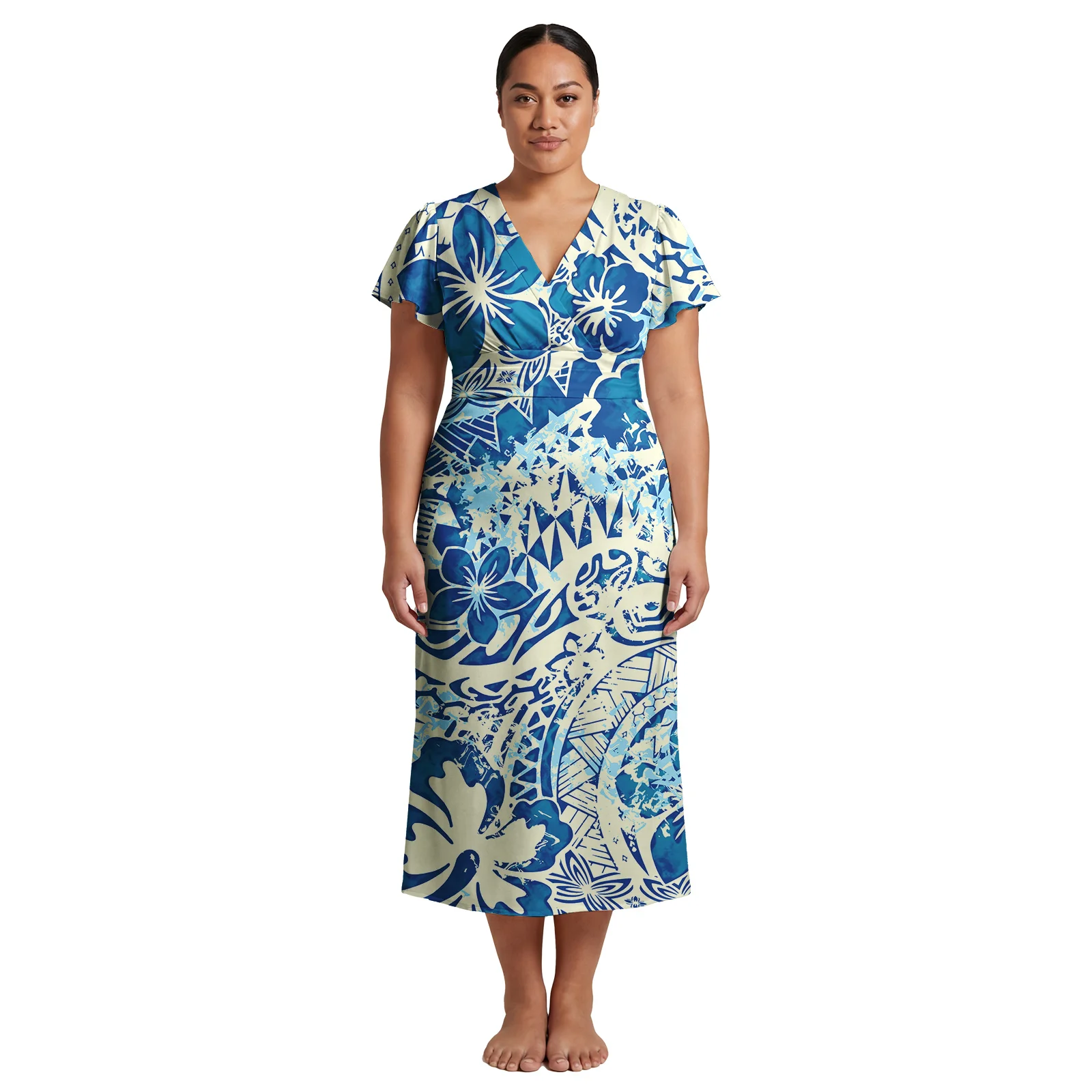 

Платья-сарафаны с принтом гибискуса в стиле Алоха, сувенирная одежда из Самоа, праздничные платья для женщин, клубные платья в полинезийском стиле, цена от производителя