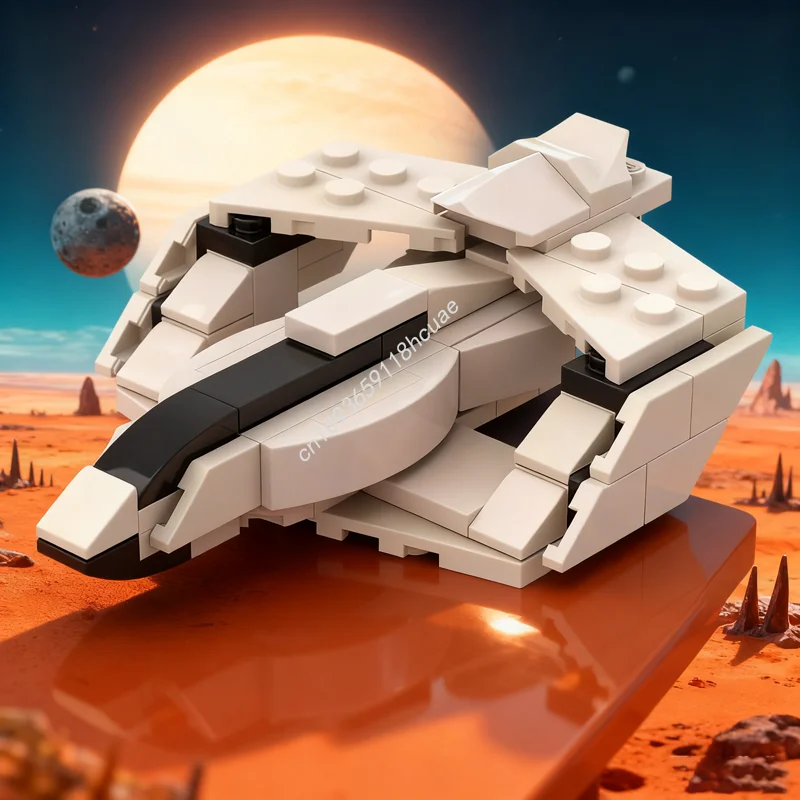 

79pcs MOC Micro SC Spaceed Model Building Blocks Architecture Assemble DIY Creative Toy Idea Brick Christmas Gift Kids Birthday