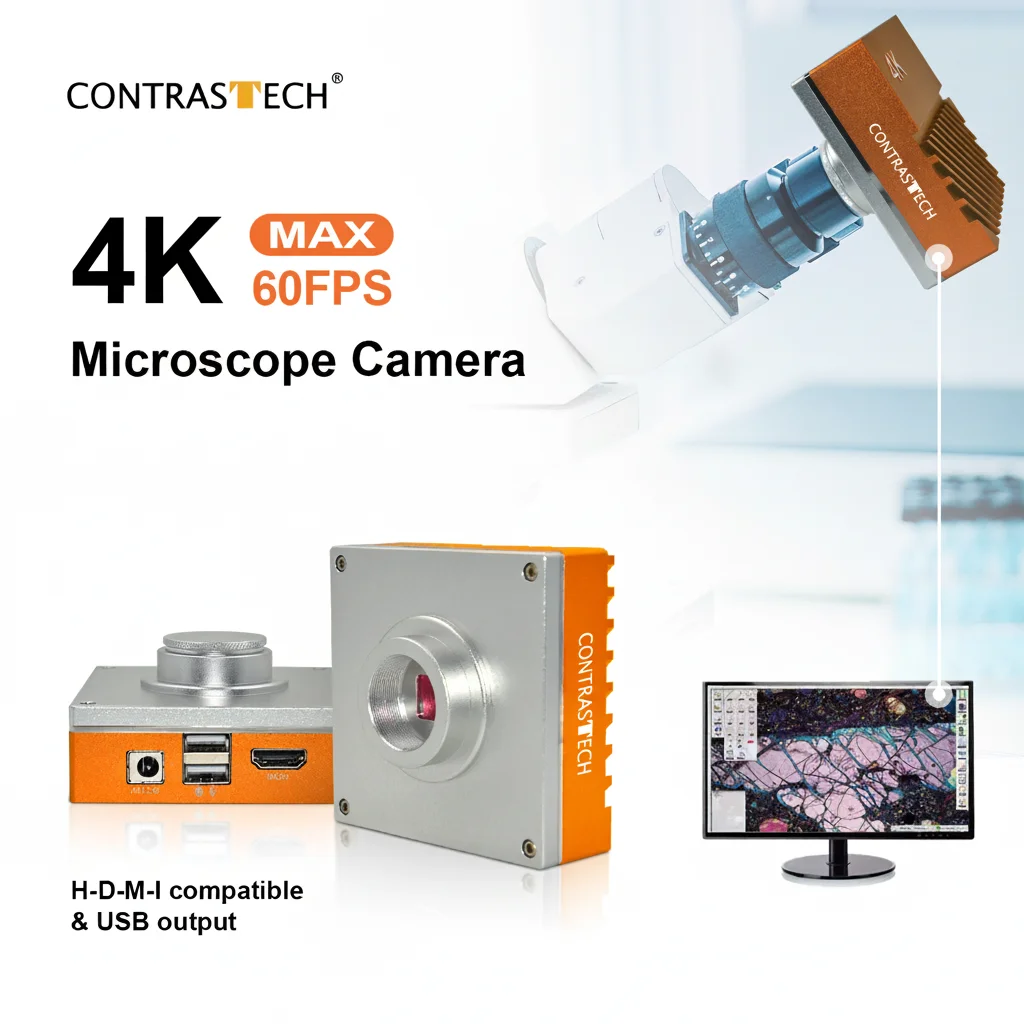 

8MP Sesnor 1080P HD-MI Compatible USB 2.0 Industrial Microscope Camera for PCB Chip Repair