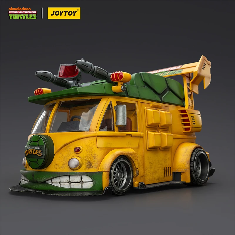 

JOYTOY TMNT 1/18 Action Figure Teenage Mutant Ninja Turtles Turtle Van Roadkill Rodney Figures Collectible Model Toys