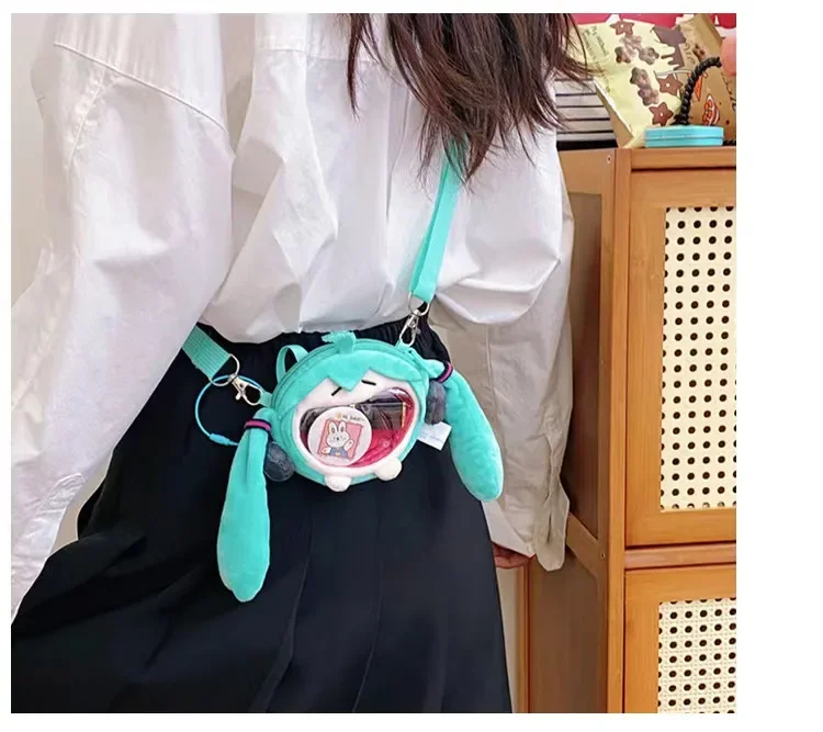 Original Miku Anime Itabag Mini-Geldbörse, abnehmbarer Riemen, perfekt für Conventionen auf Reisen