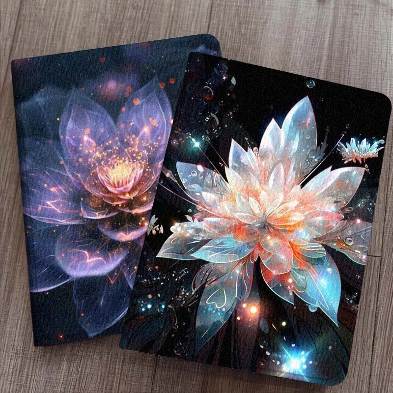 

Sparkling Luminous Flower For Vivo IQOO Pad Pad2 Pad3 Pad5 Air SE Pro 11 11.5 12.1 12.3 13 inch Foldable Cover Tablet Case