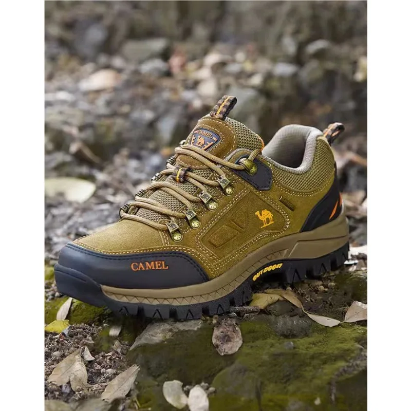 

Camel (CAMEL) men's shoes outdoor leisure sports hiking shoes anti-collision hiking shoes