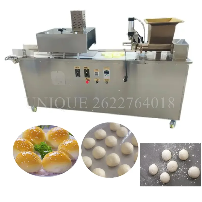 110/220V Stainless Steel Automatic Large 200g Bread Cookie Dough Ball Cutting Making Machine Dough Cutter Divider Rounder Maker