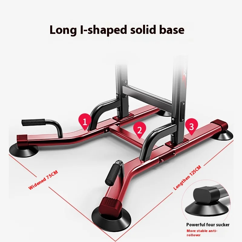 2026 Multi-Functional Adjustable Single Parallel Bars Indoor Fitness Equipment Household Pull-Up Trainer Horizontal Bar Pull-Up
