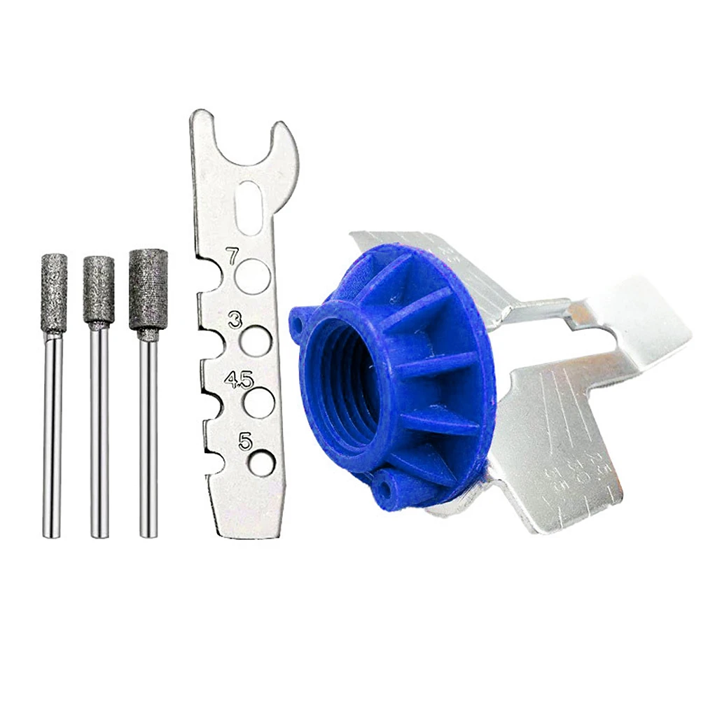 2 個のチェーンソー研磨キットチェーンソー研磨機電動チェーンソー研削ツールロータリーシャープナーチェーンマシン電動工具アクセス