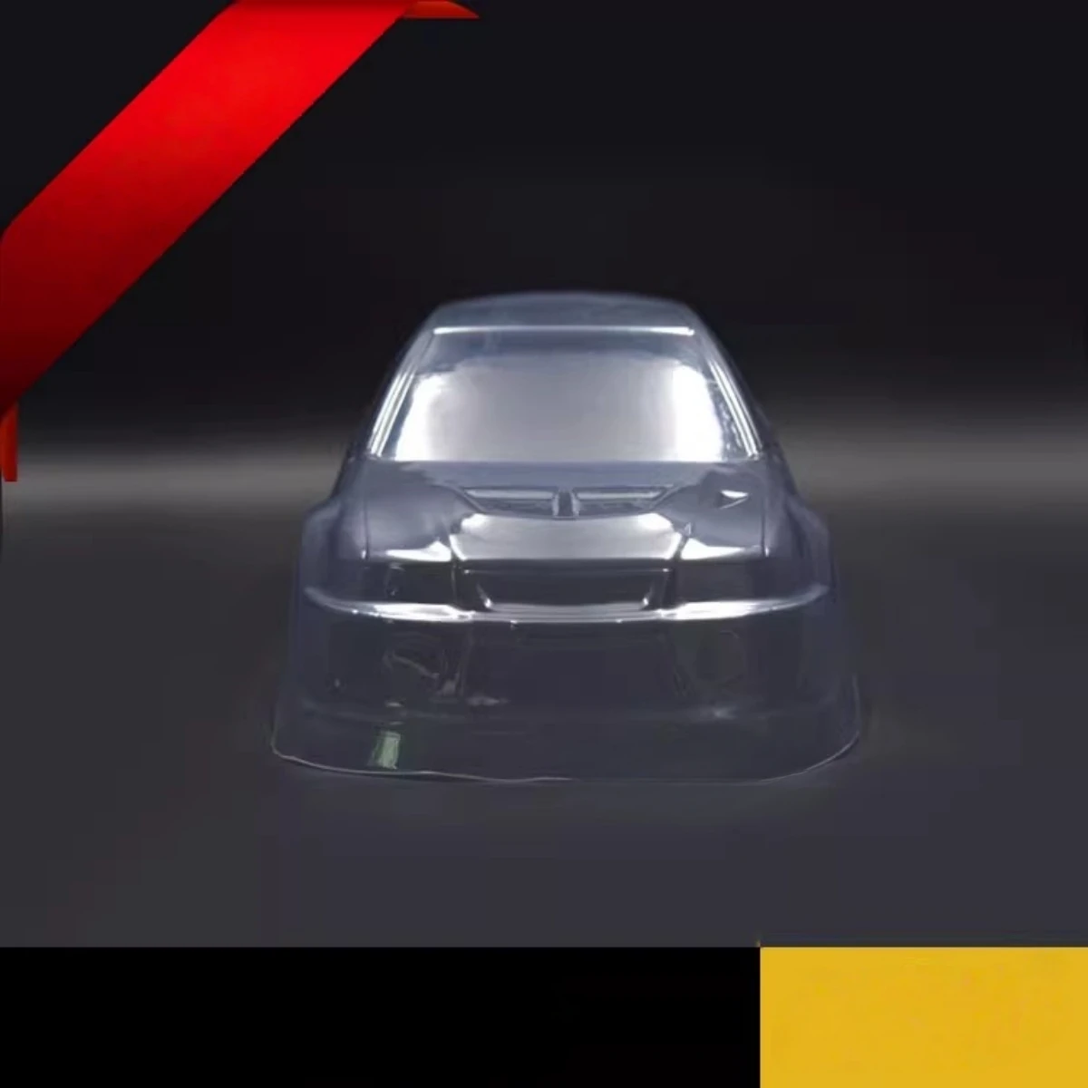 1/10 Scale Mitsubshi EVO RC Drift Car Clear pvc Body Shell (260mm Wheelbase/190mm Width)