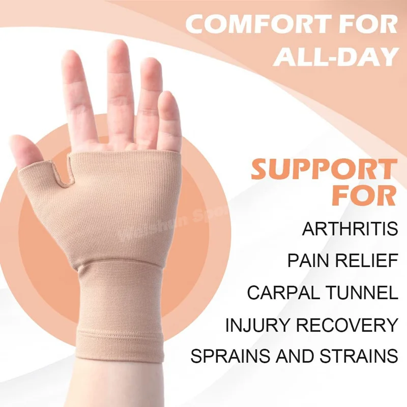 2PCS Professional Wrist Support Brace Hand Protector Thumb Support For Wrist Joint Strain Hand Sprain Tenosynovitis Arthritis