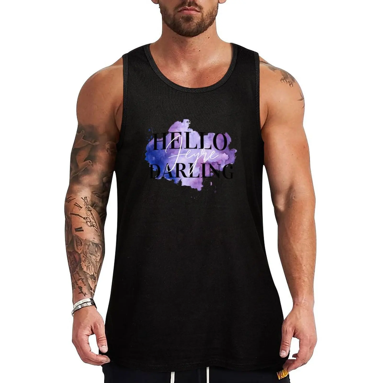 Hello Feyre Darling Tank Top Vacation Casual Tank Top Beach Sleeveless Loose Fit