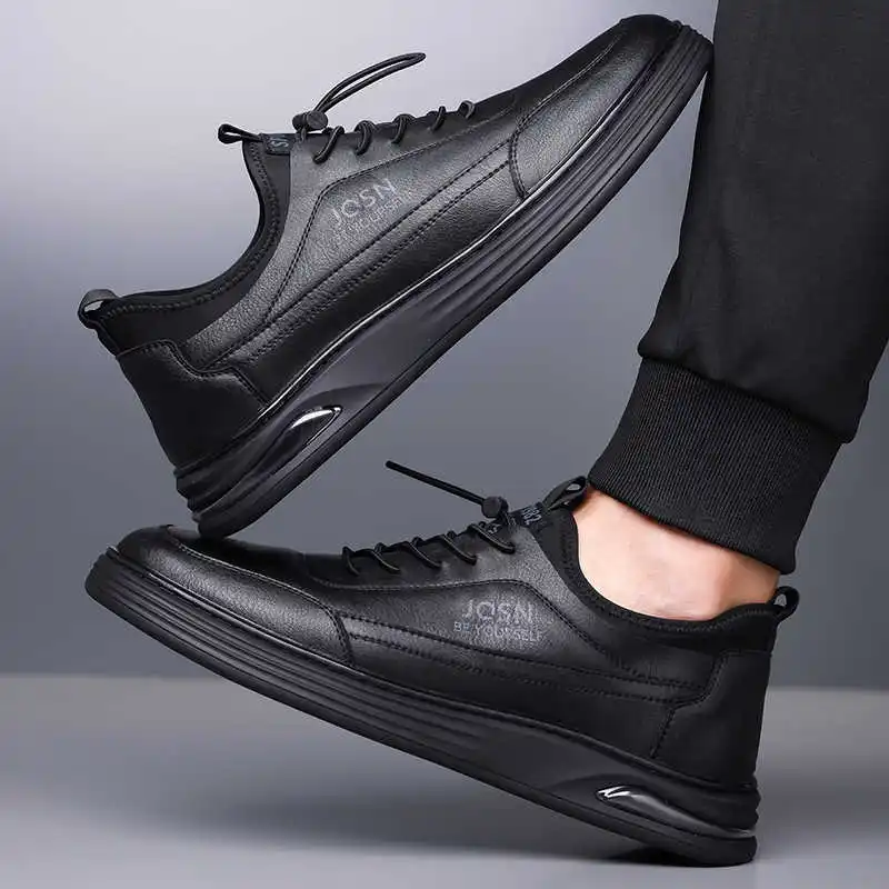 Thin Heel Legitimate Leather Mokassin Man Woven Classic Shoes Man Grey Sneakers Sport Sneakeres Overseas Basctt