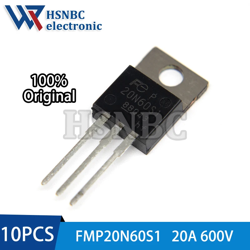 

10PCS FMP20N60S1 20N60S1 TO-220 20A 600V N-channel Power MOSFET Transistor 100% New Original