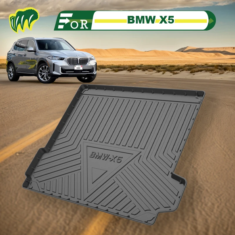 

For BMW X5 2008-2022 Custom Fit Car Trunk Mat All Season Cargo Mat 3D Shaped Laser Measured Trunk Liners