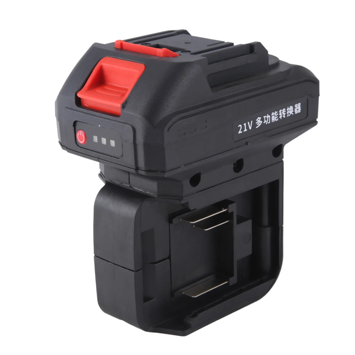 2 in 1 Battery Converter for Makita Impact Drill Wrench Screwdriver Worklight One-To-Two Battery Converter with USB Port