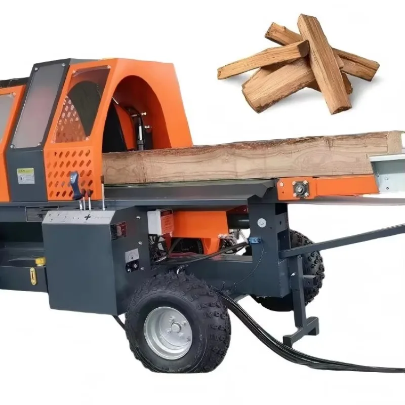 Holzspalter 20 Ton Firewood Processor Log Splitter Forestry Machinery Wood Splitter Machine EU Standard Log Processor