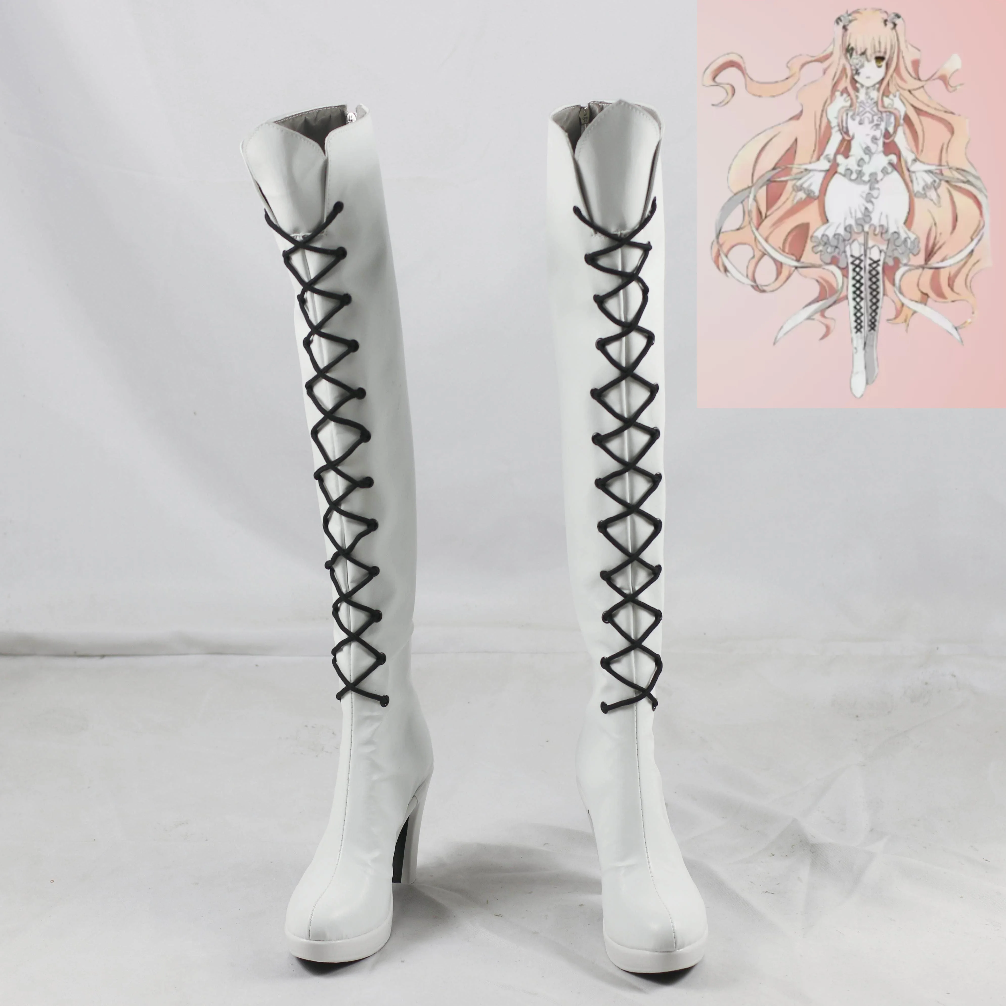 

Anime Rozen Maiden Suiseiseki Reiner Rubin Kirakishou Souseiseki Cosplay Shoes Boots Halloween Cosplay Costume Accessory Prop