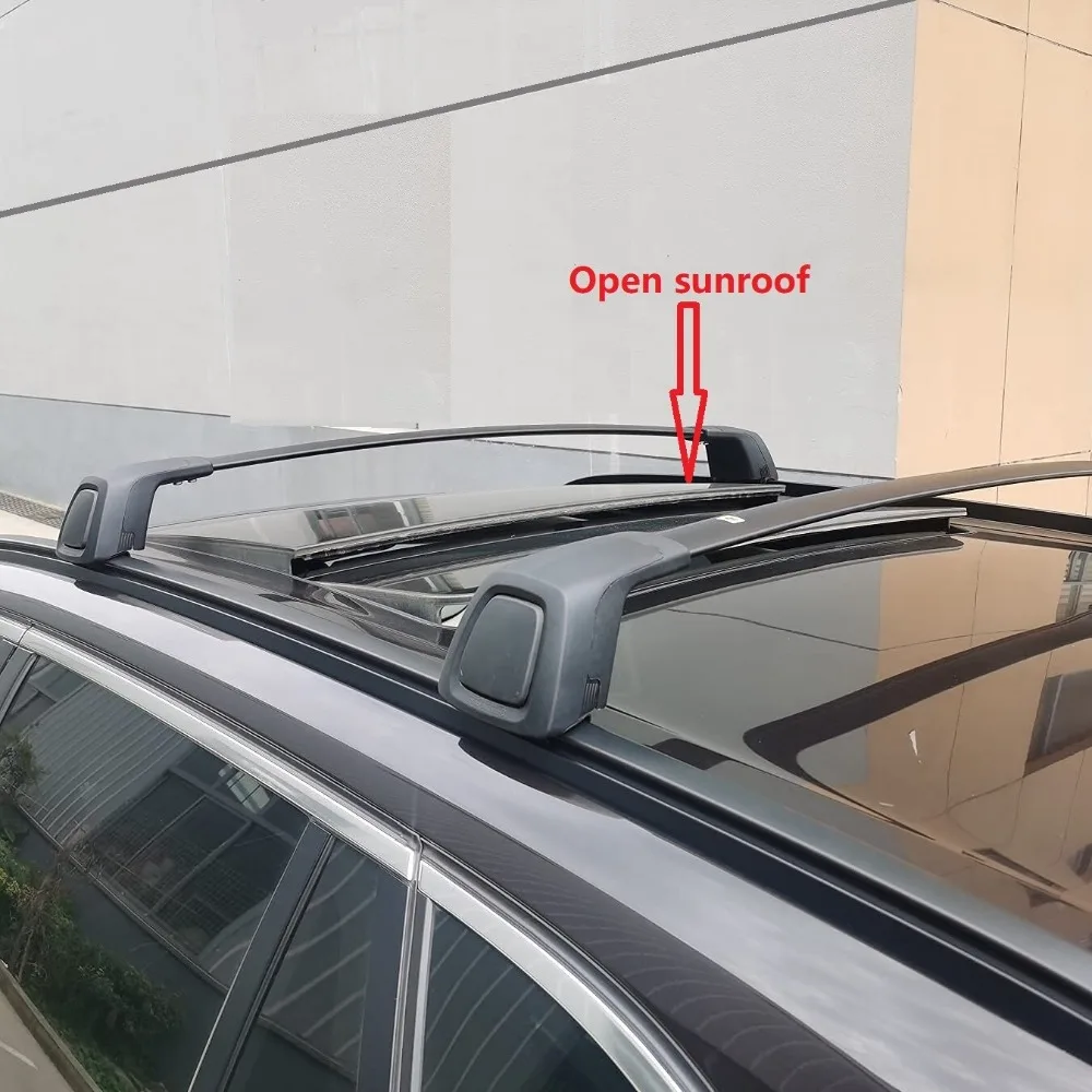 Enhance the car's luggage carrying capacity,2P Upgraded for Hyundai Kona 2024 2025 Roof Rack Rail Cross bar luggage carrier