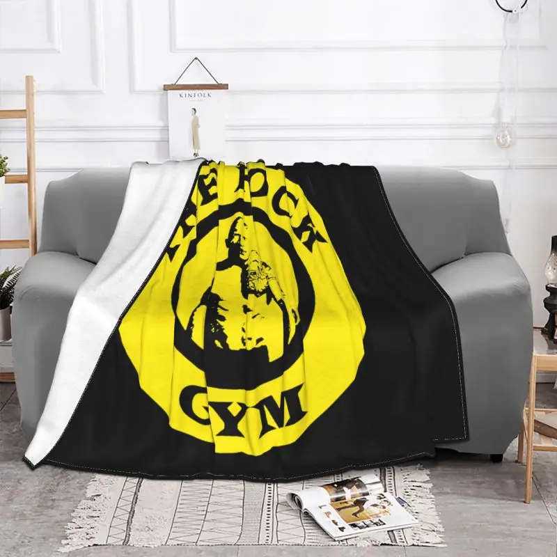 The Rock Gym Brahma Bull Project Dwayne Johnson Blanket Sheet Sofa Bed Comfortable Faux Fur Mink Home Decotation