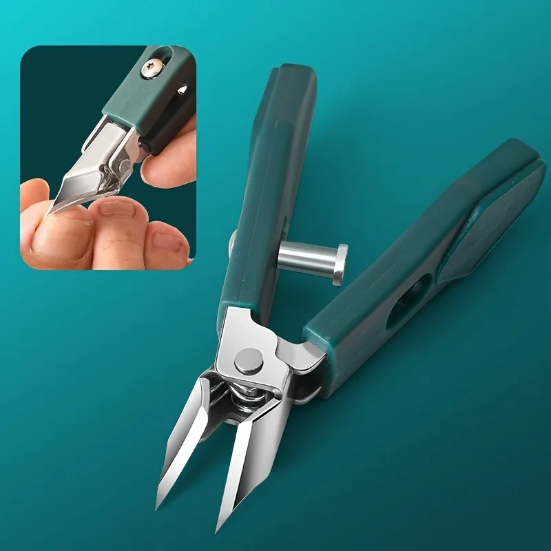 

1PC Professional Eagle Beak Nail Clipper 25° Slant Edge Stainless Steel Wide Jaw Opening for Ingrown Thick Toenail Pedicure Tool