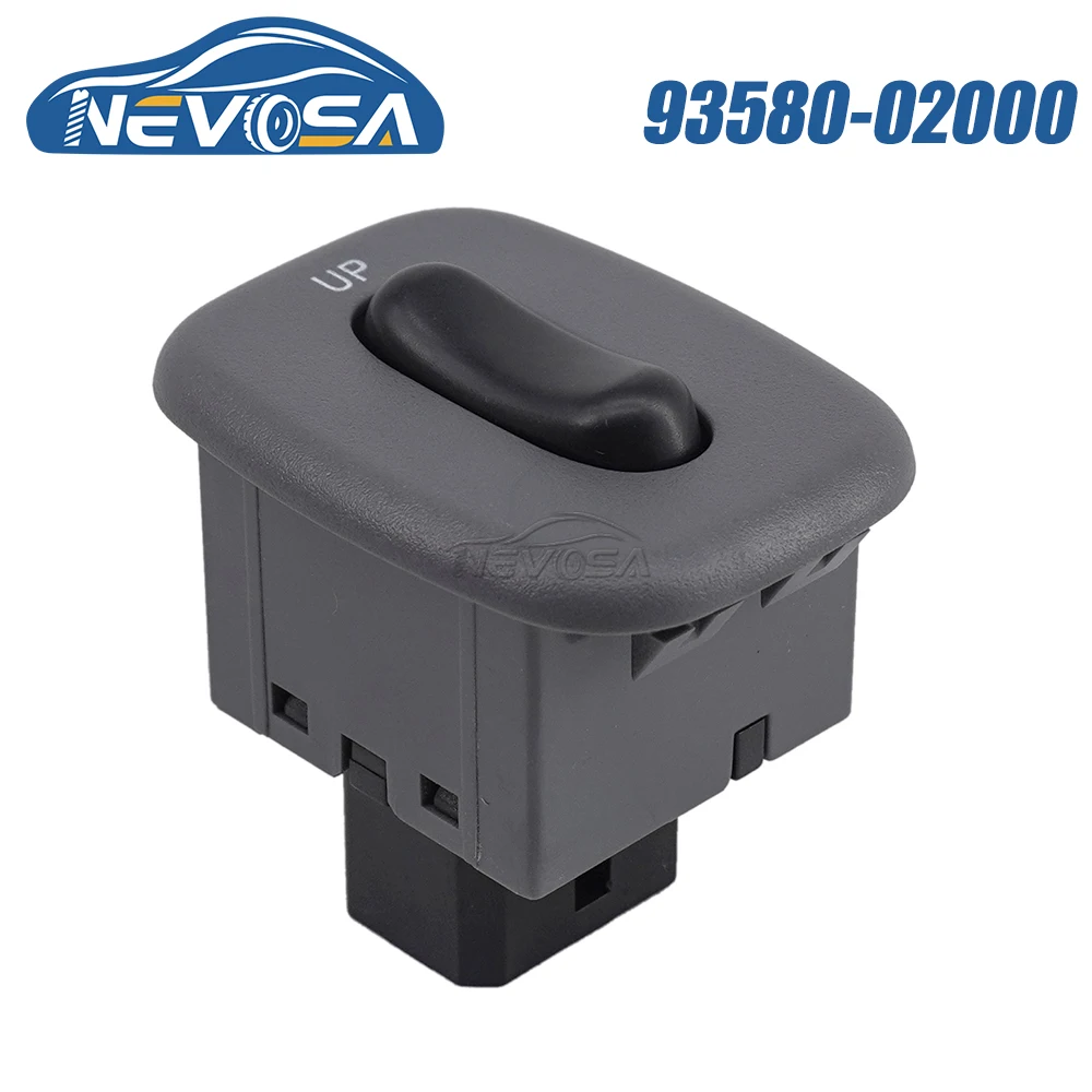 

NEVOSA 93580-02000 Power Window Lifter Control Switch Single Button For Hyundai Atos BJ 1997 1998 1999 2000 2001 2002 9358002000